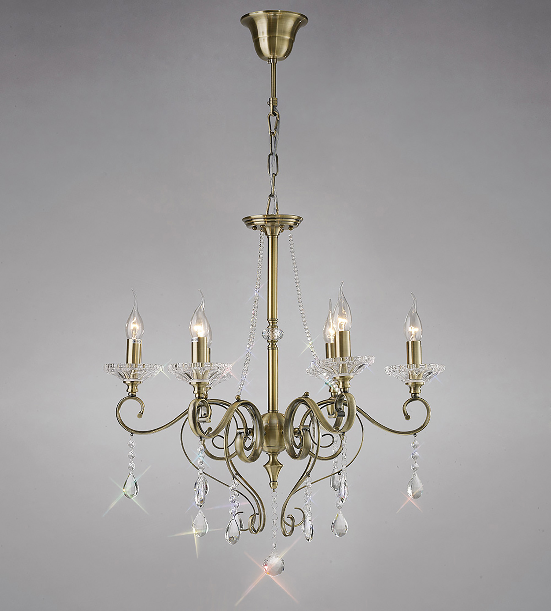 IL32076  Libra Crystal Pendant 6 Light